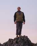 Oceanic Insulated Jacket in Black & Khaki