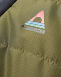Oceanic Insulated Jacket in Black & Khaki