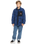 The Quiksilver Boys Boys Ice Fields Full Zip Fleece Jacket in Nebulas Blue