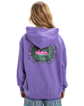 The Quiksilver Boys Boys Apog Heritage Hoodie in Dusted Peri