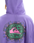 The Quiksilver Boys Boys Apog Heritage Hoodie in Dusted Peri