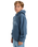 The Quiksilver Boys Boys Comp Logo Hoodie in China Blue