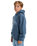 The Quiksilver Boys Boys Comp Logo Hoodie in China Blue