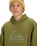 Boys Comp Logo Hoodie in Loden Green