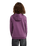 The Quiksilver Boys Boys Omni Logo Hoodie in Grape Jam