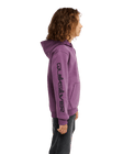 The Quiksilver Boys Boys Omni Logo Hoodie in Grape Jam