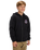 Boys Graphic Zip Hoodie in Black