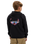 Boys Graphic Zip Hoodie in Black