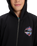 Boys Graphic Zip Hoodie in Black