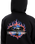 Boys Graphic Zip Hoodie in Black