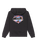 Boys Graphic Zip Hoodie in Black