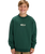 The Quiksilver Boys Boys Salt Water Graphic Sweatshirt in Trekking Green