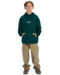 Boys Stretch Tribal Hoodie in Botanical Garden