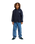 Boys Graphic Hero Zip Hoodie in Dark Navy