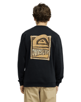 The Quiksilver Boys Boys Graphic Sweatshirt in Black