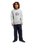 The Quiksilver Boys Boys Graphic Sweatshirt in Light Grey Heather