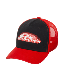 The Quiksilver Boys Boys Decades H Trucker Cap in Salsa