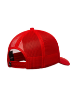 The Quiksilver Boys Boys Decades H Trucker Cap in Salsa