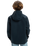 The Quiksilver Boys Boys Rain Cloud Hooded Jacket in Dark Navy