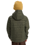 The Quiksilver Boys Boys Scaly Jacket in Grape Leaf