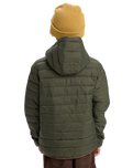 The Quiksilver Boys Boys Scaly Jacket in Grape Leaf