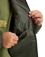 The Quiksilver Boys Boys Scaly Jacket in Grape Leaf