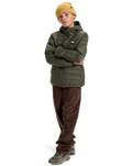 The Quiksilver Boys Boys Scaly Jacket in Grape Leaf