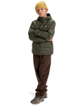 The Quiksilver Boys Boys Scaly Jacket in Grape Leaf