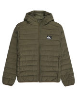 The Quiksilver Boys Boys Scaly Jacket in Grape Leaf