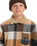 The Quiksilver Boys Boys DNA Sherpa Harrington Jacket in Almond Sherpa Harrington