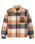 The Quiksilver Boys Boys DNA Sherpa Harrington Jacket in Almond Sherpa Harrington
