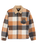The Quiksilver Boys Boys DNA Sherpa Harrington Jacket in Almond Sherpa Harrington