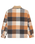 The Quiksilver Boys Boys DNA Sherpa Harrington Jacket in Almond Sherpa Harrington