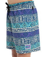 The Quiksilver Boys Boys Surfsilk Straight Volley Shorts in Dusted Peri Global Heat