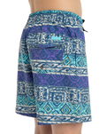 The Quiksilver Boys Boys Surfsilk Straight Volley Shorts in Dusted Peri Global Heat