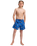 The Quiksilver Boys Boys Next Gen Volley Shorts in Estate Blue Roots