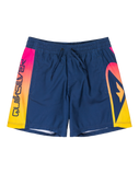 The Quiksilver Boys Boys Everyday Holmes Volley Shorts in Estate Blue Holmes