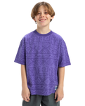 The Quiksilver Boys Boys Global Heat T-Shirt in Dusted Peri Global Heat