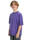 The Quiksilver Boys Boys Global Heat T-Shirt in Dusted Peri Global Heat