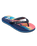 Boys Molokai Art 26 Flip Flops in Monaco Blue