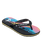 Boys Molokai Art 26 Flip Flops in Black, Black & Pink