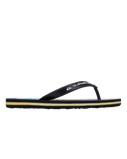 Boys Molokai Art 26 Flip Flops in Black, Black & Pink
