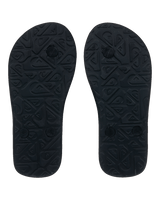 Boys Molokai Art 26 Flip Flops in Black, Black & Pink