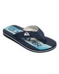 Boys Molokai Layback 26 Flip Flops in Aqua Holmes