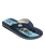 Boys Molokai Layback 26 Flip Flops in Aqua Holmes