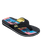 Boys Molokai Layback 26 Flip Flops in Black Holmes