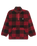 The Quiksilver Boys Boys Mercury Woodlands Sherpa Fleece Jacket in Woodlands Biking Red