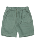 The Quiksilver Boys Boys Taxer Cord Walkshorts in Chinois Green