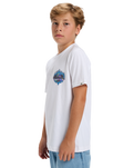 Boys EV In Flames T-Shirt in White