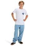 Boys EV In Flames T-Shirt in White
